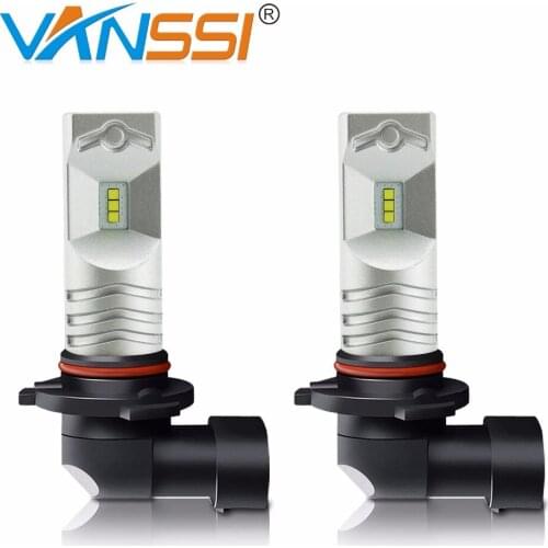 VANSSI 2pcs Super Strong LED HB3/9005 9006/HB4 LED High Power 30W CSP Car Fog Bulb Lamp 6500K White