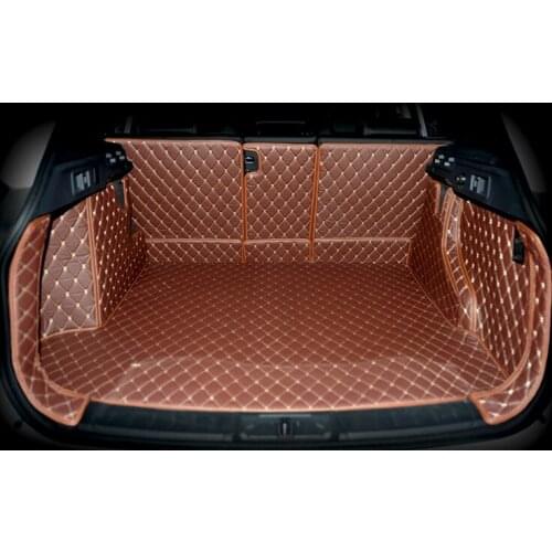 High quality! Special trunk mats for Jaguar F-PACE 2018-2016 waterproof cargo liner boot carpets for F-PACE 2017,Free shipping