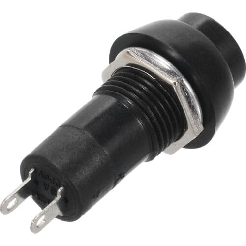 1PC DC 12V Black Car Dashboard Boat SPST On-Off Momentary Push Button Horn Switch 1A-20A Momentary Horn Switch