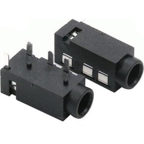 100PCS DIP PJ320A 3.5MM Headphone Audio Socket PJ-320A PJ320 PJ-320 4 pins Audio interface