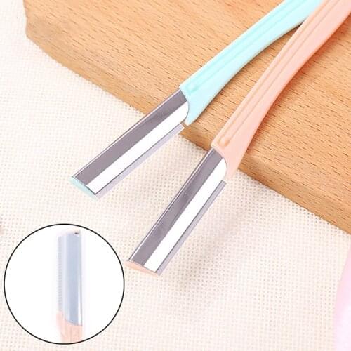 2Pcs Eyebrow Trimmer Face Razor Eyebrow Blades Shaver Knife Hair Remover Tools Eyebrow Trimmer Eyebrow Shaver New