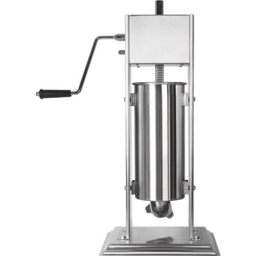 7L Manual Sausage Filler Maker Commercial Manual Churros Making Machine 5L Stainless Steel Churros Manual Churro Extruder