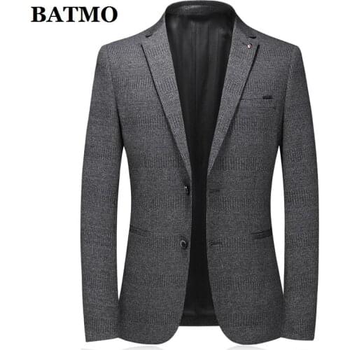 BATMO 2020 new arrival spring casual grey blazer men,mens casual jackets,A37