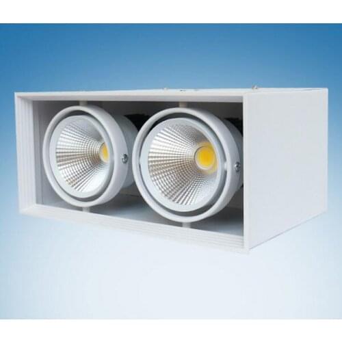 Free Shipping 15W /2x15W Surface Mounted LED Bean Pot Light COB LED Grille Lamp Highlighted LED Bean Gallbladder Lamp