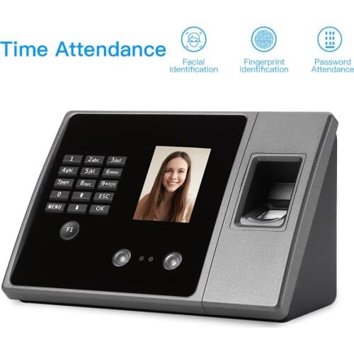 Biometric Attendance System Biometric Intelligent Face Time Attendance Recognition Time Clock USB/Ethernet Employee Recorder