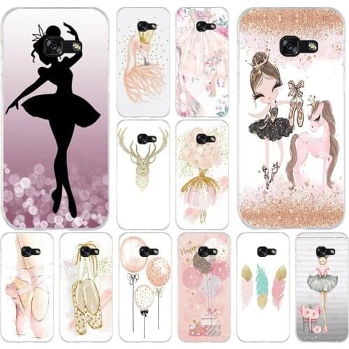 60AS The ballet girl case for Samsung Galaxy A3 A5 A6 Plus A7 A8 2016 2017 2018 A50 A30 cover funda