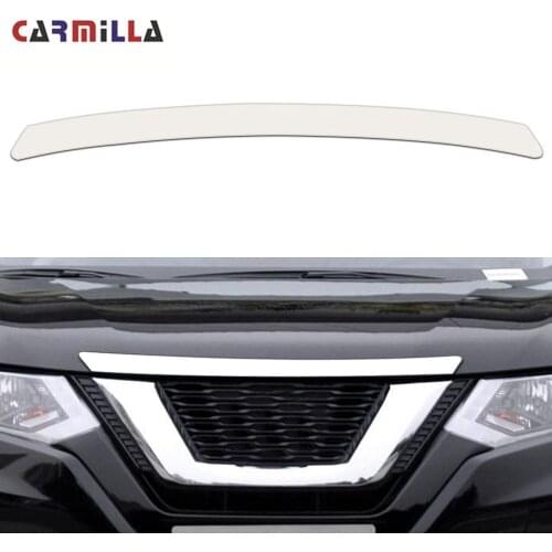 For Nissan X-trail Xtrail Rogue T32 2014 - 2020 Stainless Steel Car Front Hood Grill Cover Trim Accessories