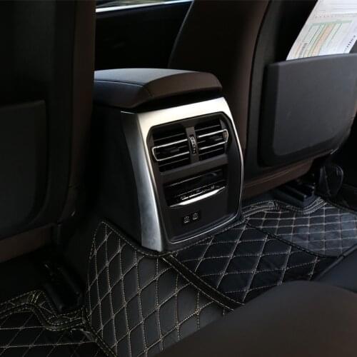 For BMW 3 Series G20 G28 325 2019 2020 Year ABS Chrome Car Rear Air Vent Frame Trim Accessories