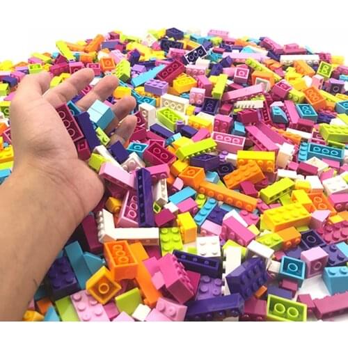 Classic Building Blocks DIY City Bricks Bulk Model Figures Compatible Educational Kids Small Size Toys For Boys Girls