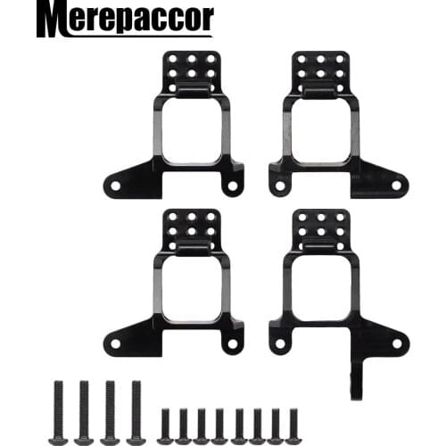 MEREPACCOR 4PCS Aluminum Front & Rear Shock Towers Mount for 1/10 RC Crawler TRX-4 TRX4 8216 Upgrade Parts