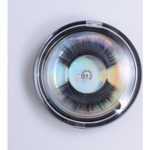 Flash Girl Mink 100% Cruel Eyelashes Handmade Natural Thick Long 1 Pair 3D Silk Protein Lashes Makeup with Box