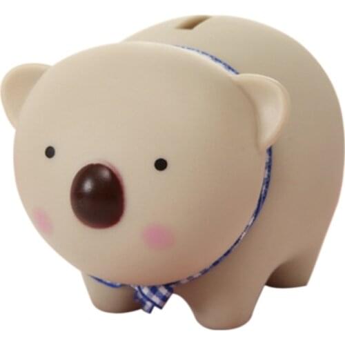 Cute Cartoon Animal Piggy Bank Household Portable Vinyl Pvc Piggy Bank For Children