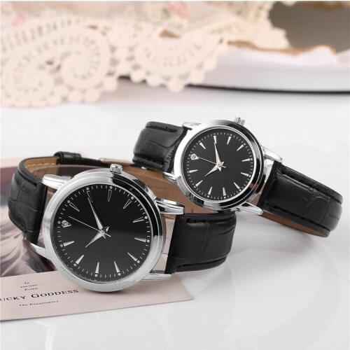 Fashion Simple Men Wrist Watches Luminous Women Watches Casual Leather Strap Quartz Watch Clock Montre Couples Watch