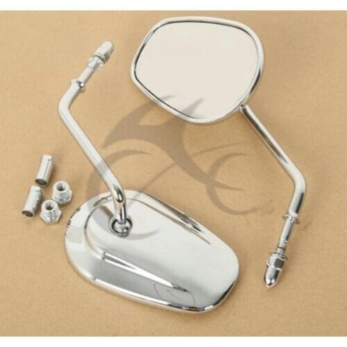 Motorcycle Teardrop Black/Chrome Rearview Side Mirrors For Harley Street XG500 2016 XG750 2014-17 15 16