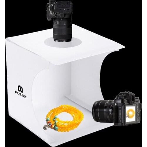 Single LED Panel Folding Portable Photo Video Box Lighting Studio Shooting Tent Box Kit Emart Diffuse Studio Softbox Lightbox