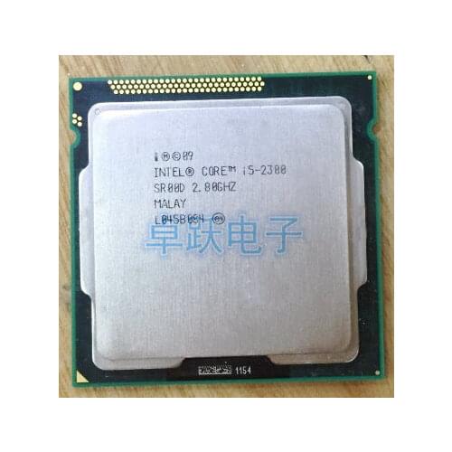 Original lntel I5 2300 CPU Processor Quad-Core 2.8Ghz L3=6M 95W Socket LGA 1155 Desktop CPU i5-2300 (working 100%)