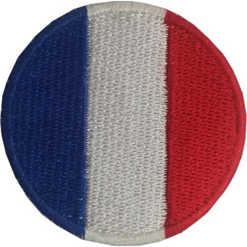 Manufacturers direct cloth pasted French flag clothing shoes and hats accessories adhesive patch badges and badges