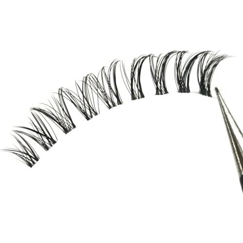 NEW 1pair Lashes 3D Mink Strip Lash Reusable False Eyelashes Crisscross Dramatic Lashes Lightweight Invisible Band Eye Lashes