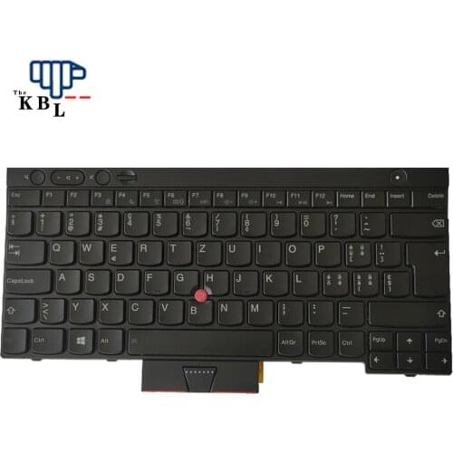 Swiss for Lenovo ThinkPad T430 T530 W530 X230 Keyboard 0C01912 MP-11C26CH-3871W