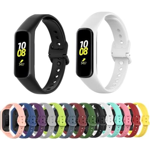 Silicone Watch band Strap for Samsung Galaxy Fit 2 SM-R220 Bracelet Sport Wrist band correa for Samsung Galaxy Fit 2 SM-R220