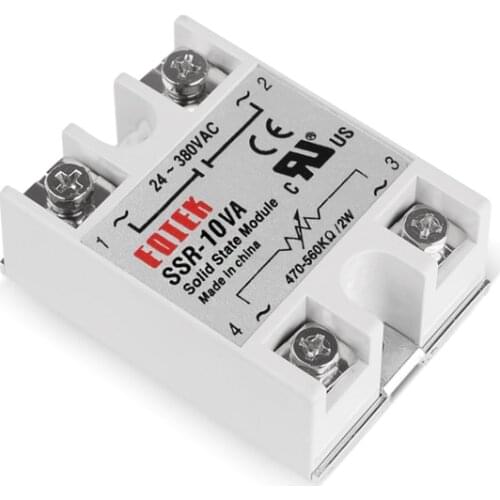 SSR-10VA Single Phase Solid State Relay Volt Regulator Shift Module Voltage Fully Isolated Resistance