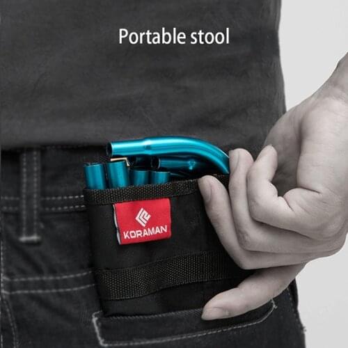 Folding Small Stool Portable Outdoor Folding Fishing Chair Aluminium Alloy Ultra Light Durable Chair Travel Picnic Camping Stool