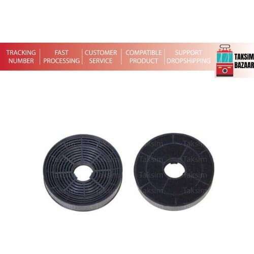 Carbon Filter for Aspirator 16cm Compatible with All Aspirators and Hoods 1 Set (2 Pieces)