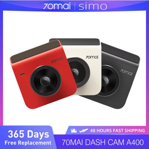 70mai Dash Cam A400 1440P Resolution 70mai A400 Car DVR Dual Channel Front and Back Sight Cam APP Control multi DVR Car Recorder