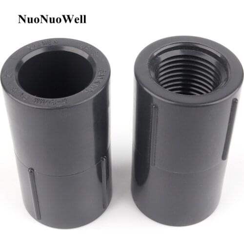 1pc 20~40mm To 1/2"~1 1/4" Hi-Quality UPVC Direct Connector Garden Water Pipe Connectors Drip Irrigation Kitchen Tap Tube Joints