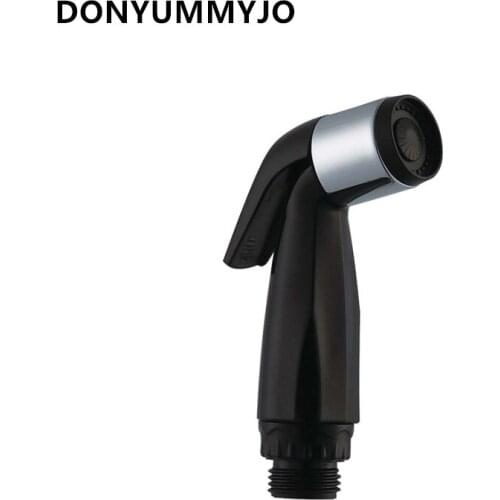 DONYUMMYJO 1pc Bidet Faucets Electroplating Plastic Body Toilet Spray Gun Small Shower Nozzle
