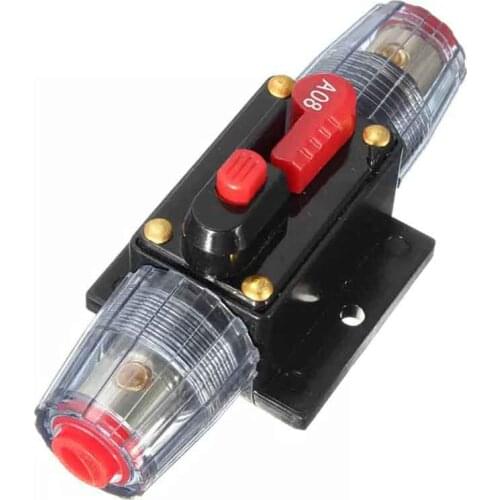 150/100/50/30/20/40/60/80A 12V Car Truck Audio modification Stereo Amplifier Circuit Breaker Automatic Reset Fuse Holder Switch