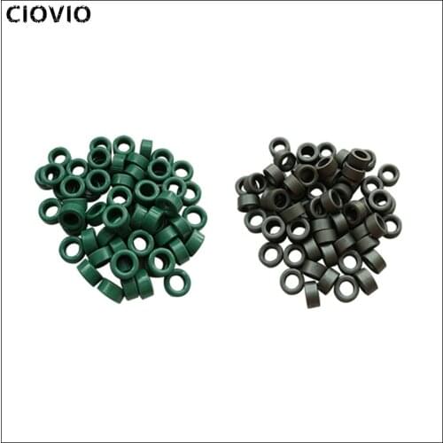 CIOVIO 20PCS 50PCS 100PCS Mn-Zn high conductivity green ferrite magnetic ring 22*14*6.5mm anti-interference core