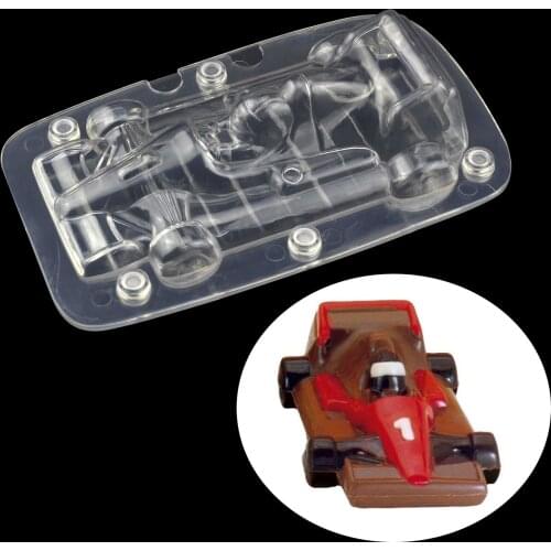 3D Chocolate car mold (22CM F1) cake decoration baking candy mould polycarbonate chocolate mold with magnet