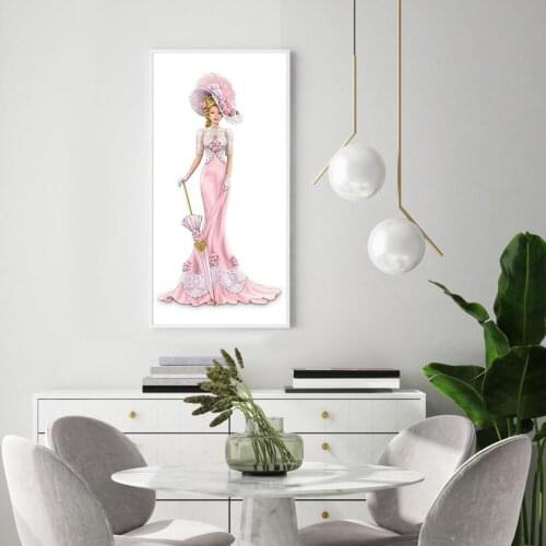 5D Full Round Drill Diamond Painting DIY Cross Stitch Mosaic Rhinestone Embroidery Wall Art Picture Needlework Crafts