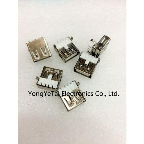 AF90 degree endless flat flat USB Type A female 90 degrees boundless female general interface type A boundless free shipping