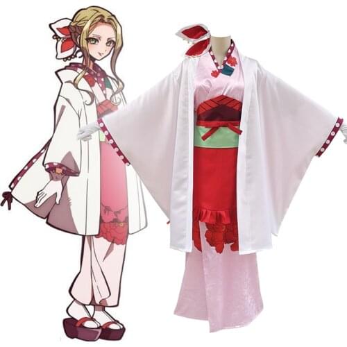 Anime Comic Toilet bound Hanako kun Cosplay Costumes Yako Cosplay Costume Kimonos Uniforms Clothes Suit White long Dresses Adult