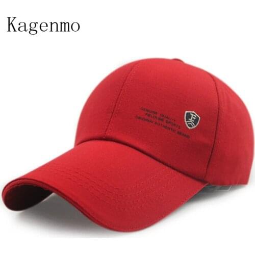 Kagenmo Unisex cotton sun snapback baseball cap cool casual women caps active men outside summer hat 6color 1pcs
