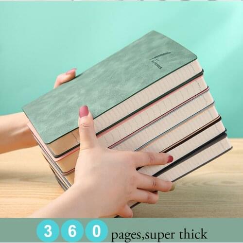 A5/B5 Notebook 360 Cornell/Blank/Ruled/Checkered Pages For School Office Planner Notepad Agenda 2021 Sketchbooks For Art Drawing