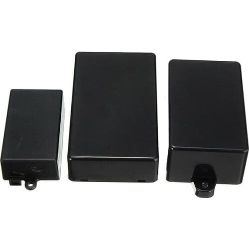 Black Waterproof Plastic Cover Project Electronic Instrument Case Enclosure Box