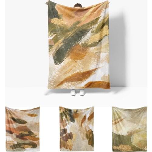 Double Throw Blanket for Sofa Winter Summer Childrens Scandinavian Art Decorative Bedspread on The Bed Baby Couple Cover