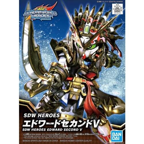 Bandai SD BB Warrior Gundam World Heroes Edward V Gundam Pirate Assemble Action Figureals Brinquedos Model
