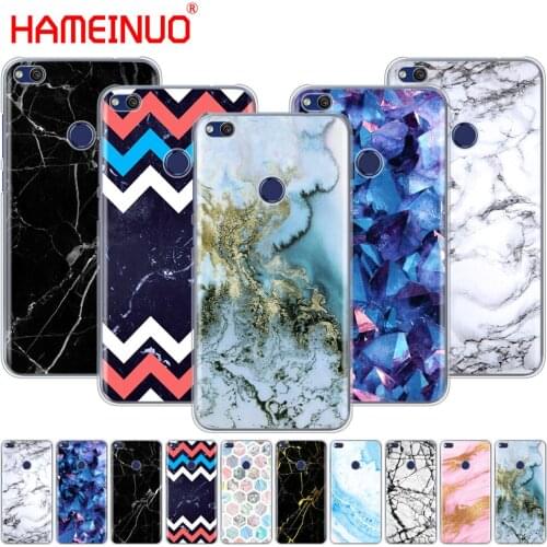 HAMEINUO Marble Fashion Pattern Cover phone Case for huawei Ascend P7 P8 P9 P10 P20 lite plus pro G9 G8 G7 2017
