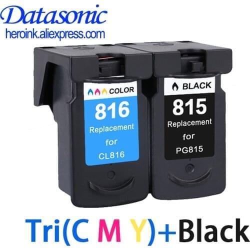 2pcs For canon PG 815 CL 816 ink cartridge For canon MX348 MX358 MX368 MX418 MX428 printers ink cartridges For canon PG815 CL816