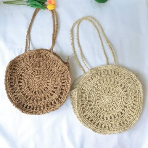 Summer Women Straw Handbags High Quality Fashion Female Shoulder Bag Large Capacity Ladies Messenger Bags Casual Women Tote Bags