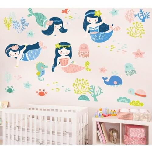 Cartoon Wall Stickers Childrens Room Bedroom Background Wall Decoration Bathroom Toilet Waterproof Wall Decal