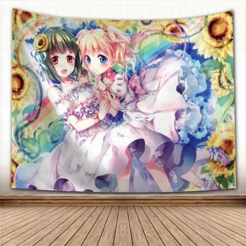 Idol Time Pripara Wall Tapestry Home Decoration Wall Carpet Rectangular Modern Printing Fabric Yoga Mat Blanket Tapestry New