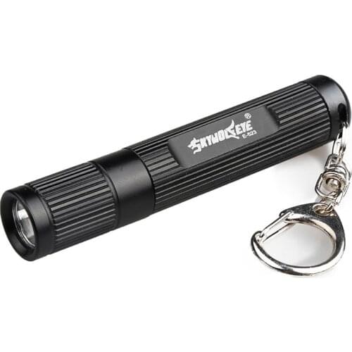 2021 New 2000LM LED Pocket Flashlight 3 Modes Keychain Keyring Torch Penlight Portable