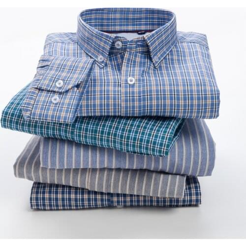 Oversize 7XL 8XL 9XL 10XL Mens Shirt Spring New Plus Size Classic Business Casual Loose Long-sleeved Plaid Shirt Male Brand