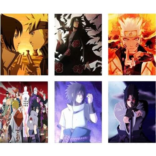 Japanese Anime Naruto Canvas Painting Poster Mural Wall Picture Kids Gift Child Room Bedroom Home Decoration