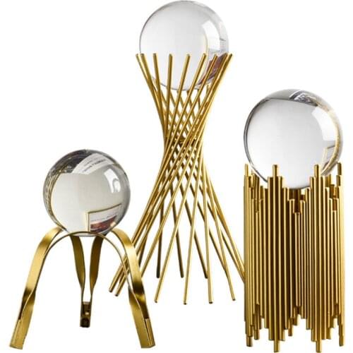 Luxurious Modern Artware Crystal Ball Furnishings Living Room Decorations Accessories Office Desktop Decoration Ornaments Crafts